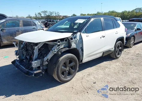 2021 Toyota Rav4 Hybrid Xse из США, поврежденный, VIN 2T3E6RFV0MW021587